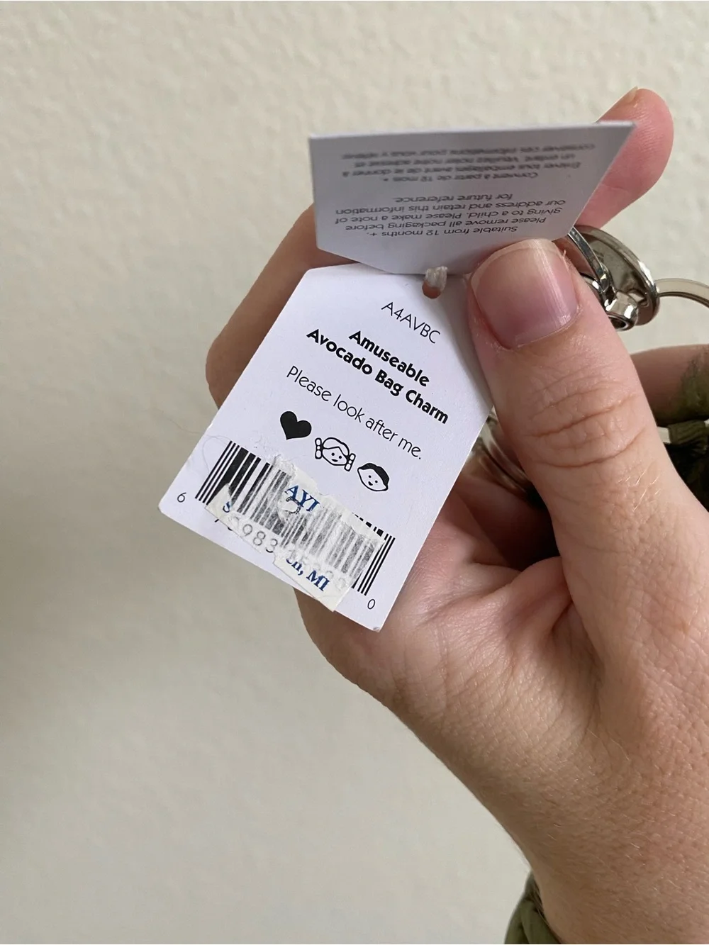 Jellycat Amuseable Avocado Bag Charm